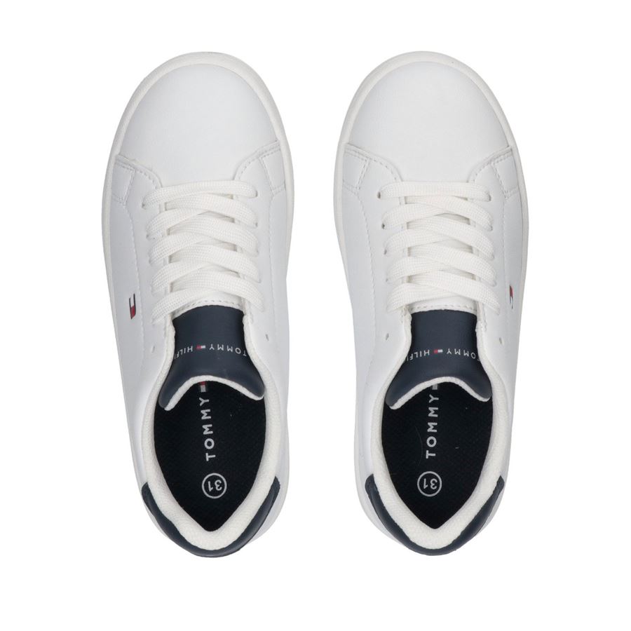 Sneakers stringate con bandiera laterale da bambino Tommy Hilfiger | T3X9338481355X336